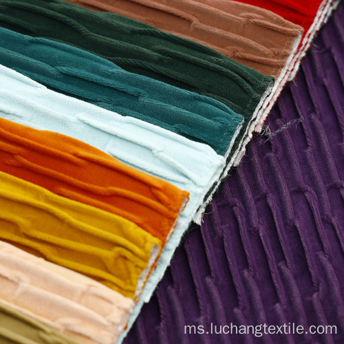 Sofa perabot slipcovers dengan kain